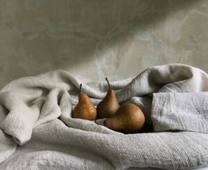 Arlesienne with pears by Pam Voth