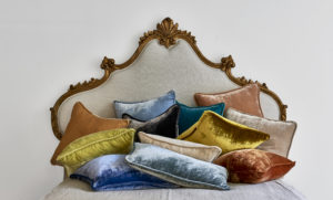 Vintage Velvet Corded Pillows