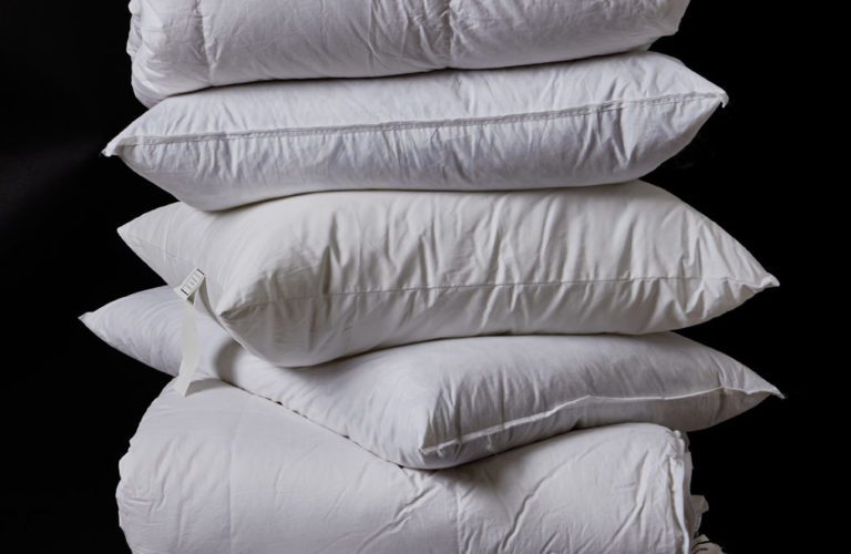 Down Sleeping Pillows, Forms and Sham Fillers. Down Duvet Covers.