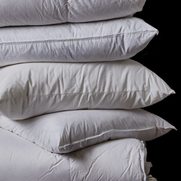 Down Sleeping Pillows, Forms and Sham Fillers. Down Duvet Covers.