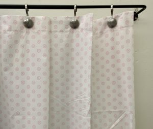 Dottie Pink Shower Curtain