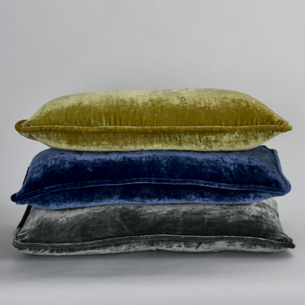 Vintage Velvet Corded Lumbar Pillows